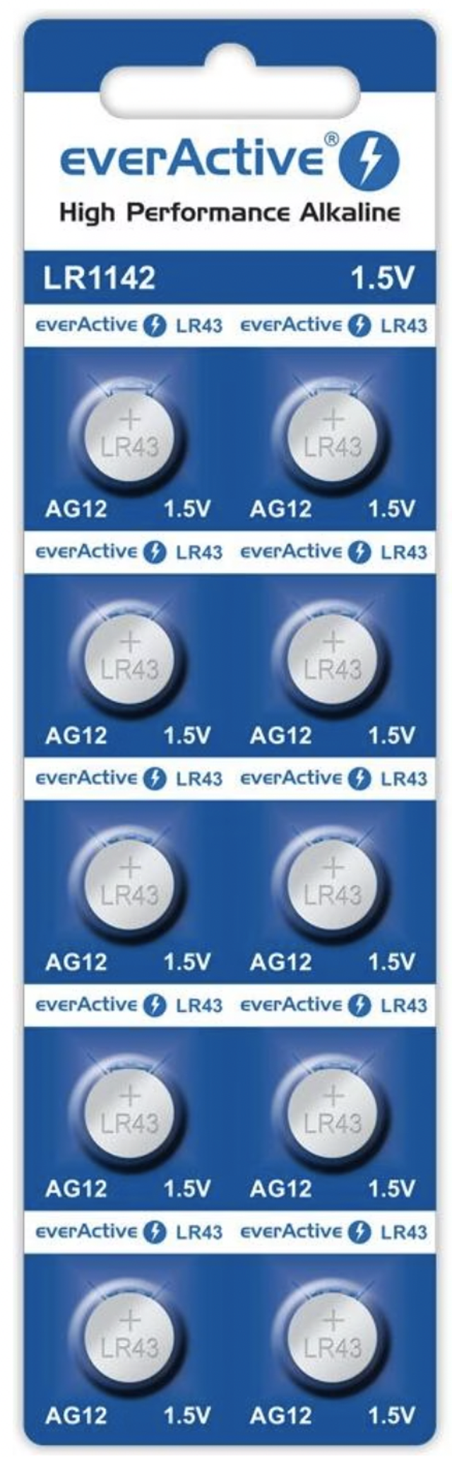 Kamera Batterie LR43 10 Pack
