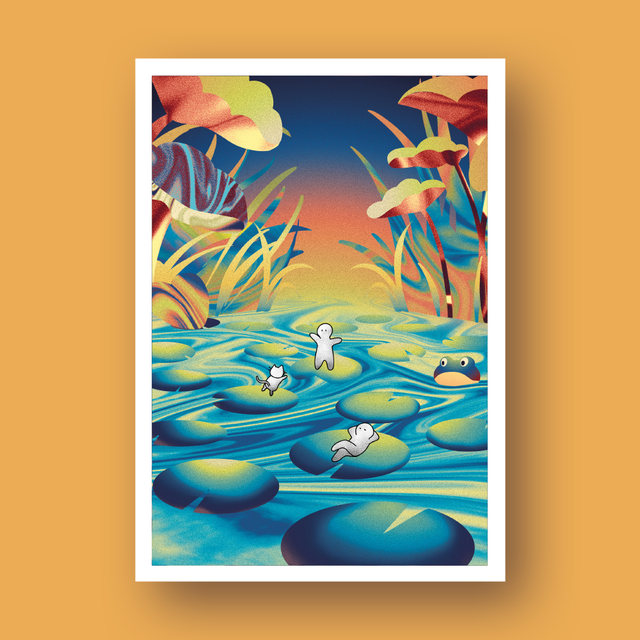 "Marais" - Illustration A5