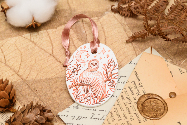 Enchanted Owl Ornament 