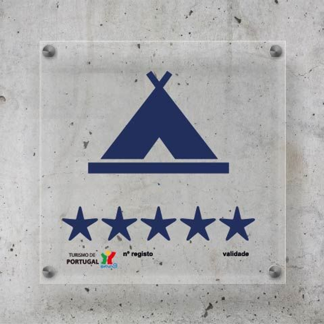 Placa Parque de Campismo e de Caravanismo