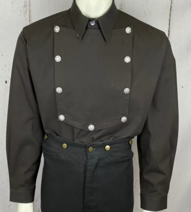 Longview Bib Shirt Brown