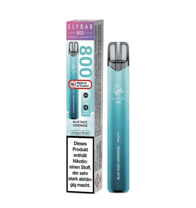 109 | Elfbar 800 Einweg E-Zigarette Blue Razz Lemonade 20mg Nikotin/ml