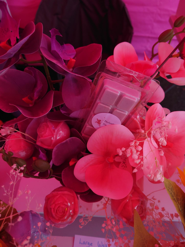 Wax Rose Bouquet 