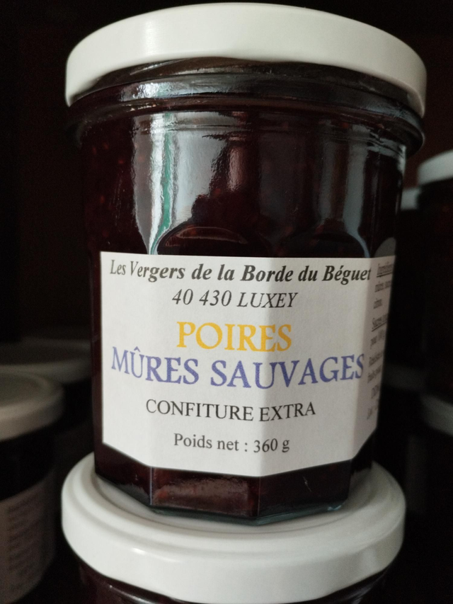Poires - mûres sauvages (confiture)