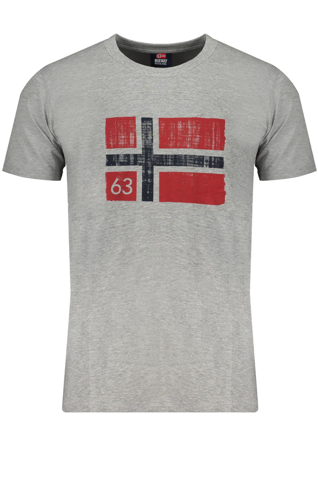 NORWAY 1963 T-SHIRT MANICHE CORTE UOMO GRIGIO