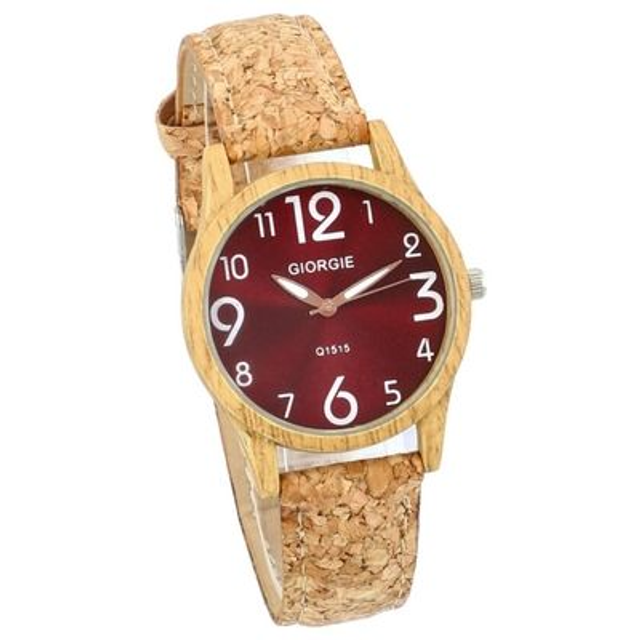 montres bracelet en liège écologiques et végan