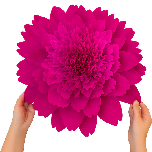 Giant Crepe Paper Peony Kit – DIY Oversized Paper Flower for Wall Decor, Weddings &amp; Events - Contact me to choose colour