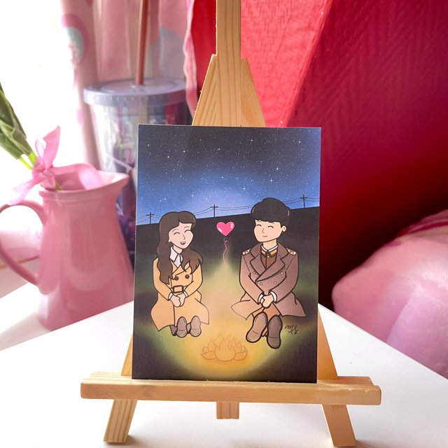 Illustration K-Drama Crash Landing on Love