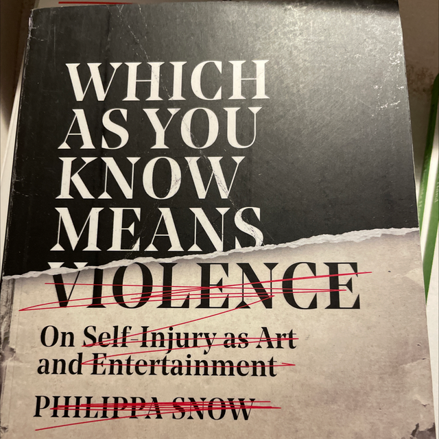 Which As You Know Means Violence Philippa Snow