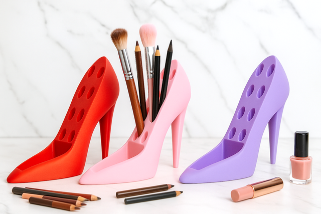 Organisateur de talons hauts pour ustensiles de beauté