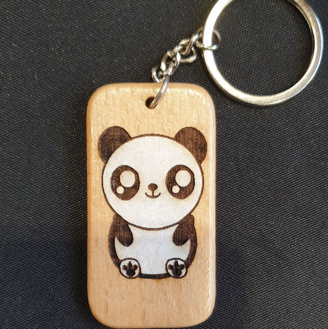 Porte-clef animal, panda 