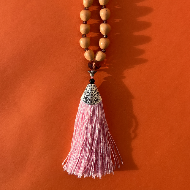 Japamala 54 contas Rosa — Peça ÚNICA