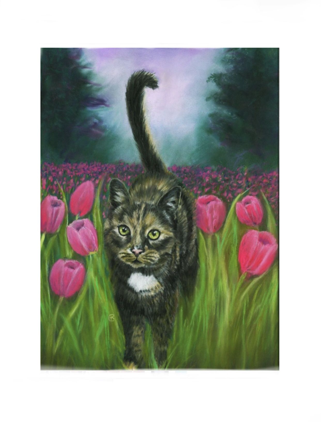 Print (small) 'TILLY' (Konijnenparadijs)  