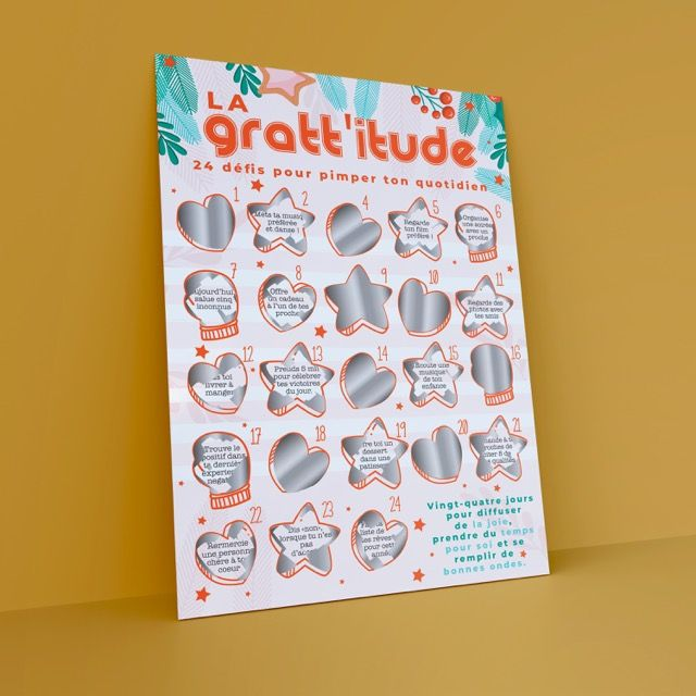 "Gratt'itude" jeu à gratter