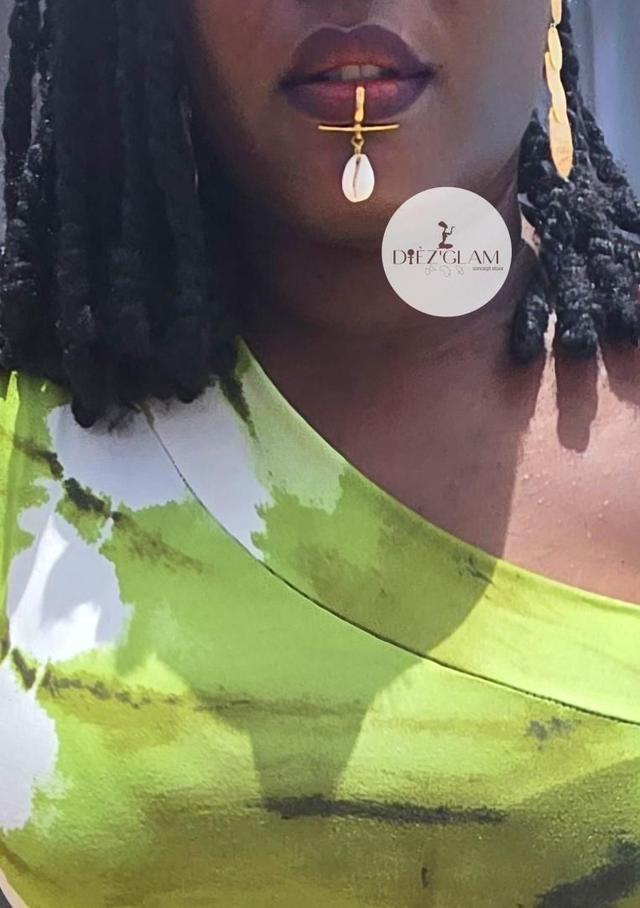 Bijoux lèvres Cauris Voix de la Déesse