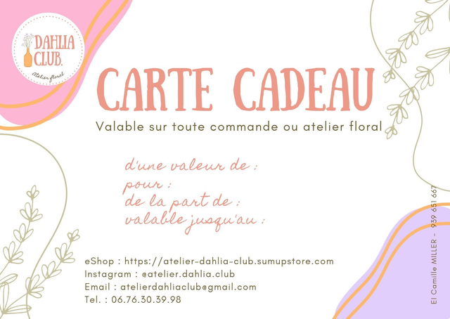 Carte cadeau