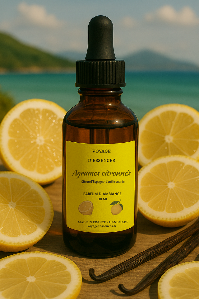 Flacon "Agrumes citronnés"