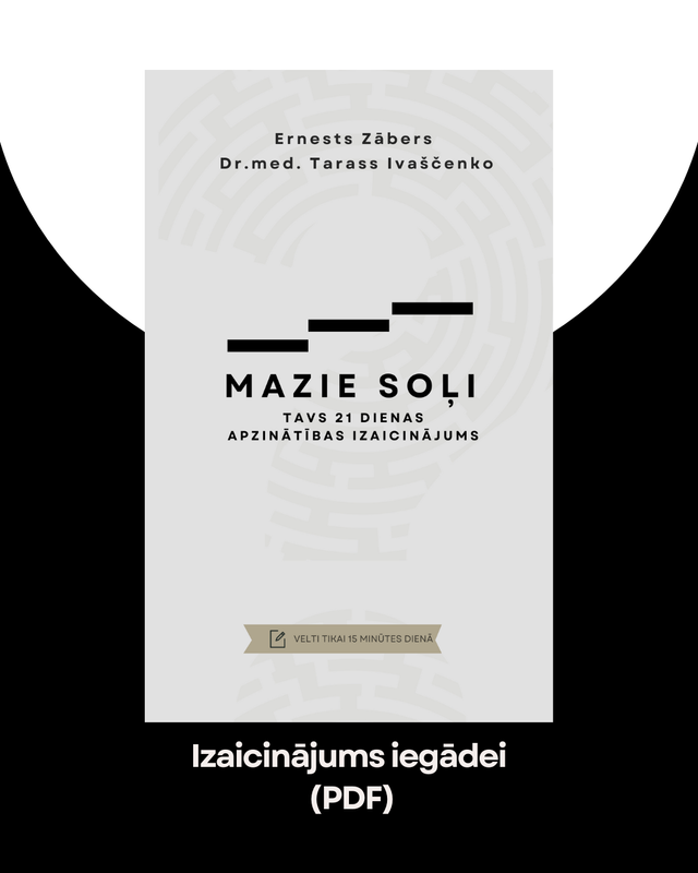 Mazie Soļi 21 dienas izaicinājuma žurnāls (PDF)  - Dr.Med. Tarass Ivaščenko, Ernests Zābers