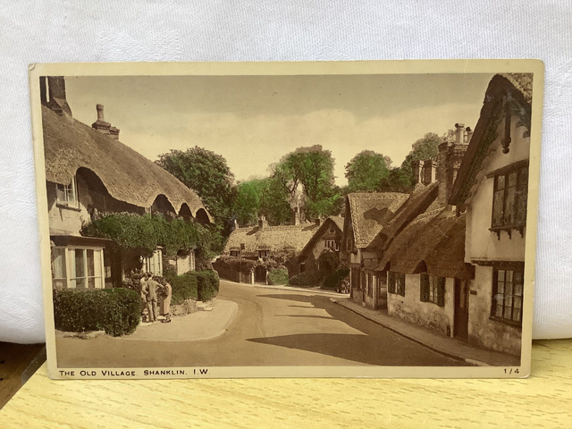 The Old Village, Shanklin, Isle of Wight,  J Arthur Dixon Ltd. Postcard. Our Ref No. R872 £2.00