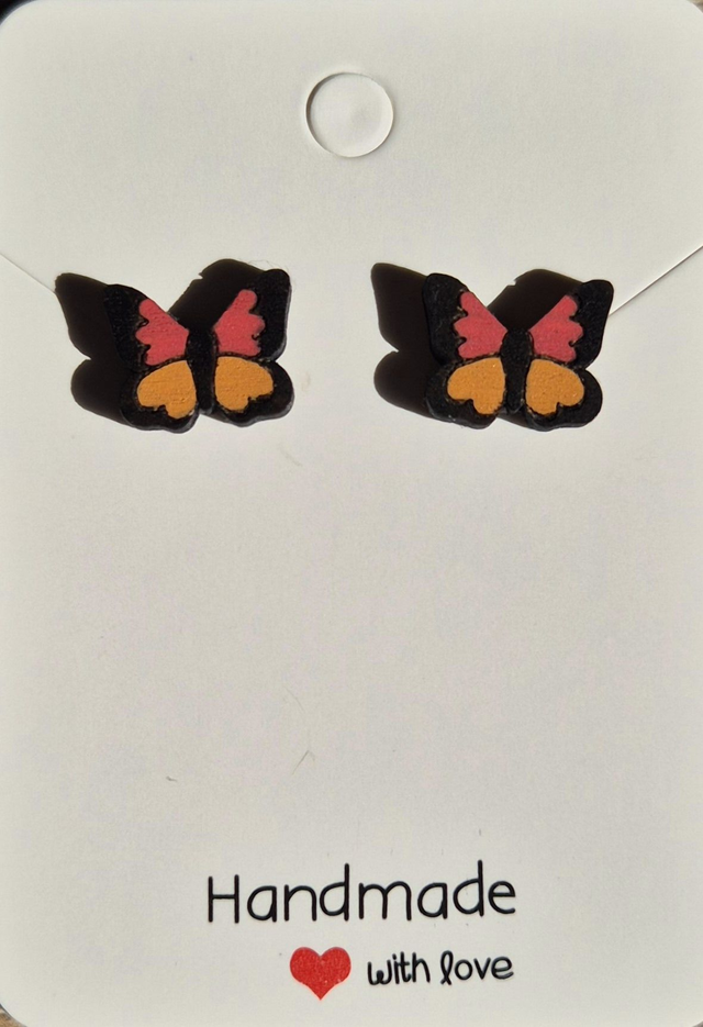 Butterfly Stud Earrings 