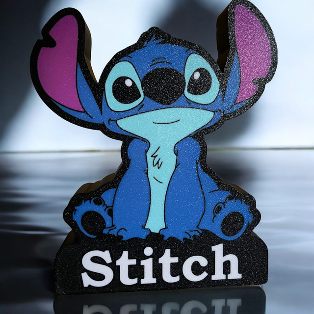Lampe 3D Stitch LED - Pour une touche fun et intergalactique !