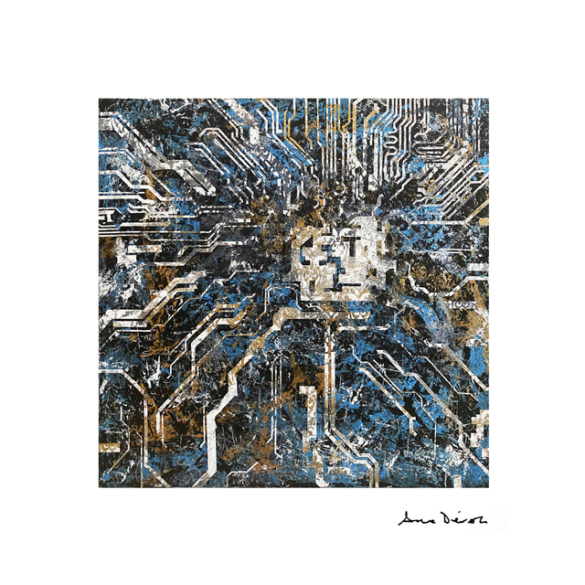 Lámina 20 x 20 cm Enmarcada [BlueChip]