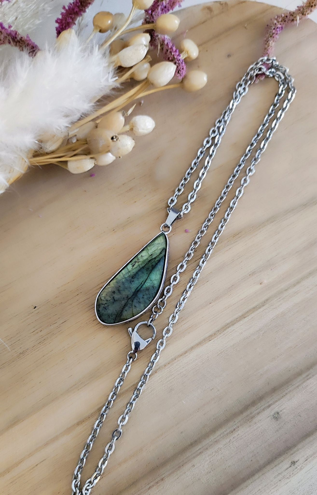 Pendentif Homme Labradorite