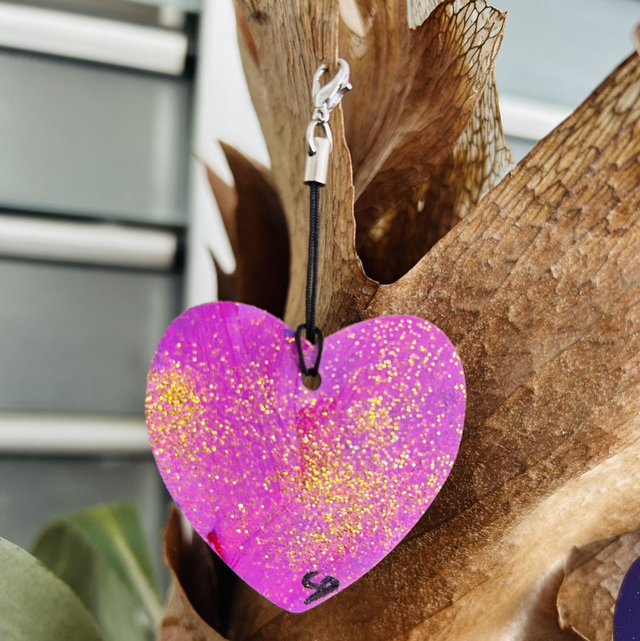 Porte clé cœur 