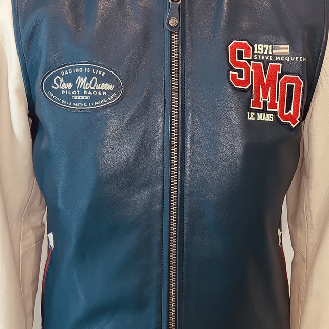 Blouson cuir d’agneau Steve Mc Queen Mainpol 