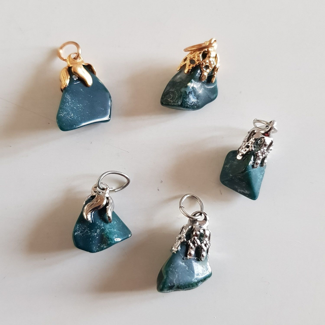 Jaspe vert / Pierre semi-précieuse