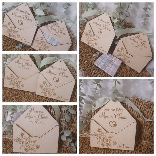 Enveloppe personnalisée pour Mamie