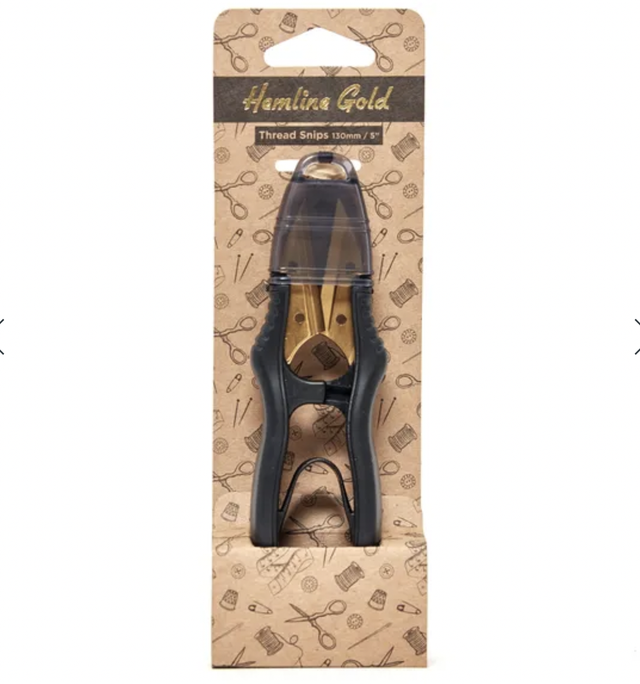 Hemline Gold 130mm Thread Snips