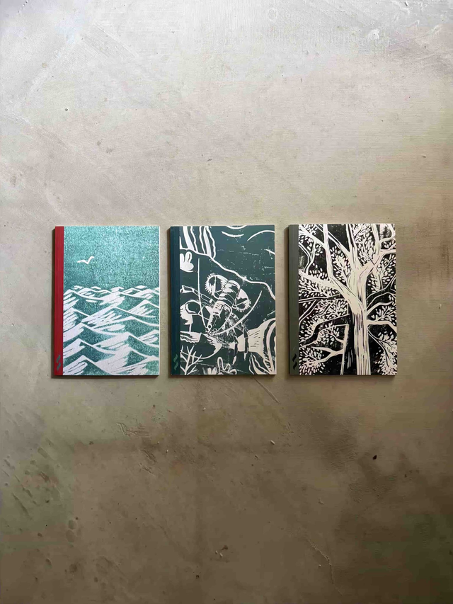 3 carnets "écolier" - 3 "back to school" notebooks