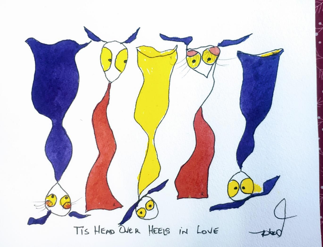 ⁰  Tis Head over Heels in Love 