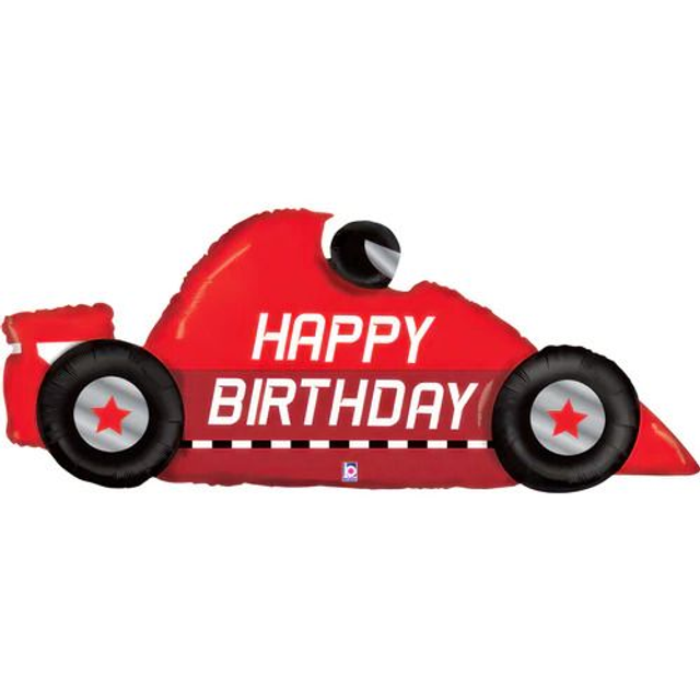 43" RACE CAR BIRTHDAY FOIL