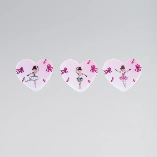 Ballerina 3 Eraser Pack