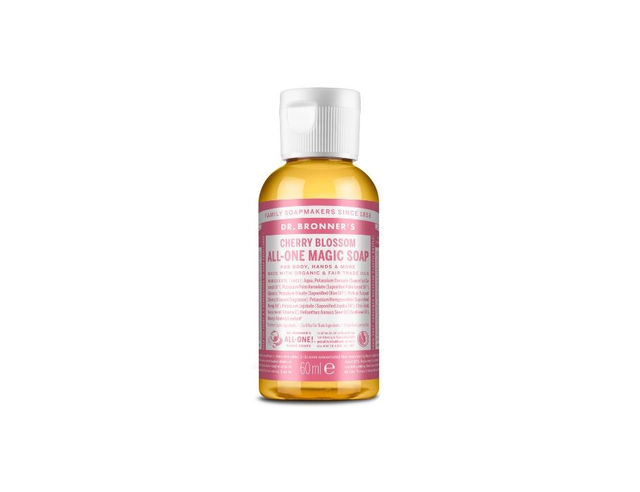 [Dr. Bronner's] Vloeibare Zeep - Pure Castile - Cherry Blossom - 60 ml Kersenbloesem