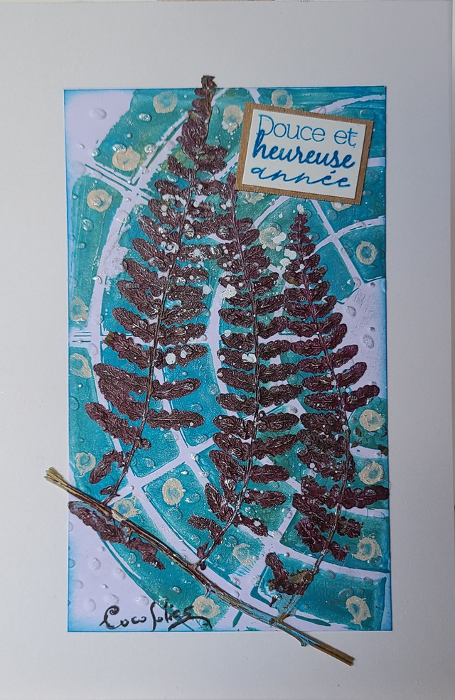 Carte Douce et Heureuse Année