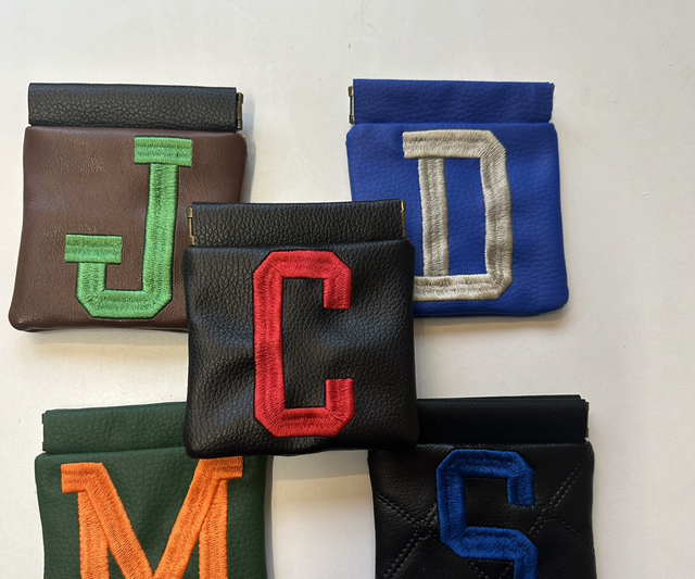 Coin Purse - Block Letter - Choose your letter