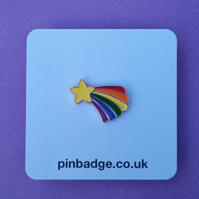 Rainbow shooting star