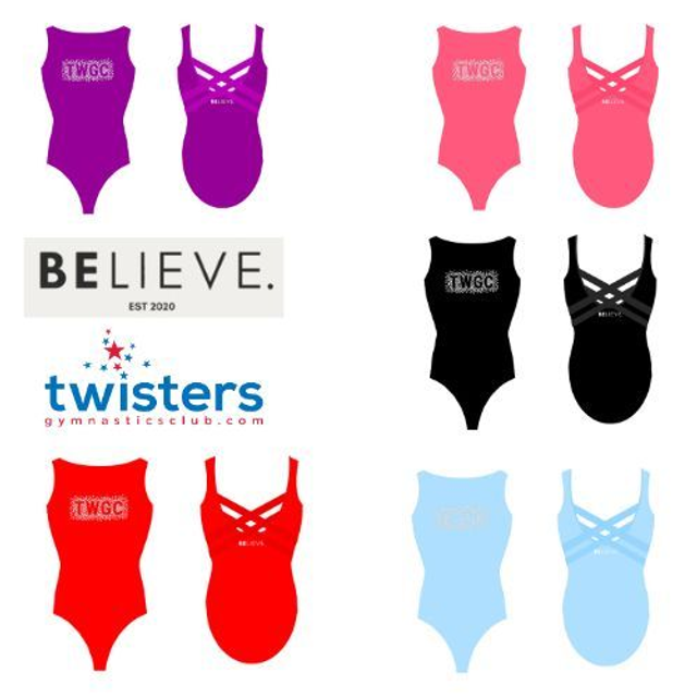 Believe Twisters Leotard - ADULT SIZES - (32" - 36")