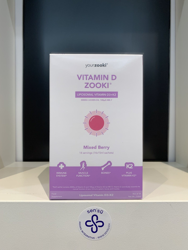 YZ LIPOSOMAL VITAMINE D3K2 3000UI 14 STICKS