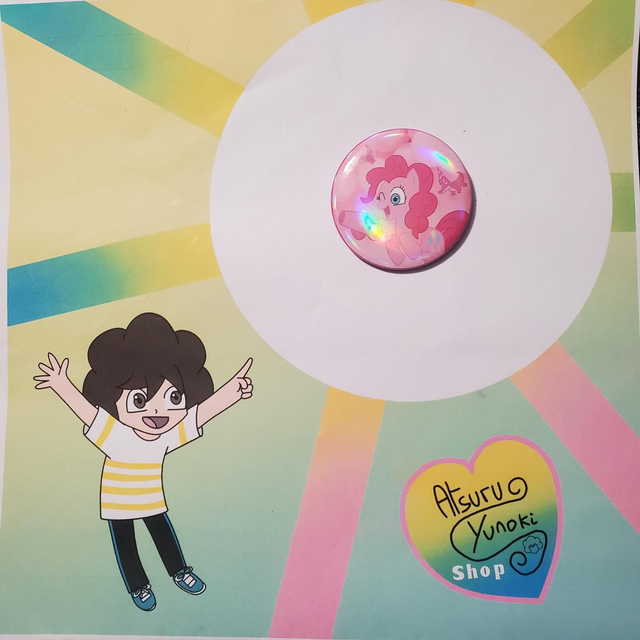 Pinkie Pie / Rainbow Badges / Serie 10 / My Little Pony / (Design by Atsuru_Yunoki (me) )