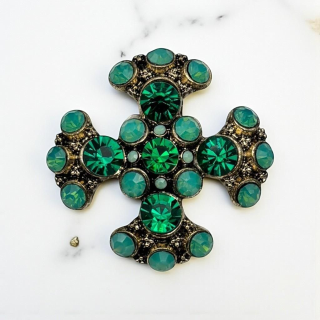 Clip Amulette Espoir verte