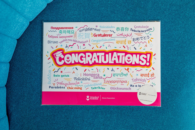 Congratulations! Graduation print
