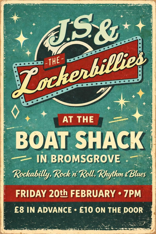 JS &amp; THE LOCKERBILLIES - 20th February 