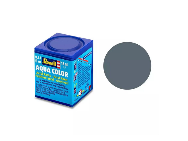 peinture bleu gris mat aqua color revell 36179