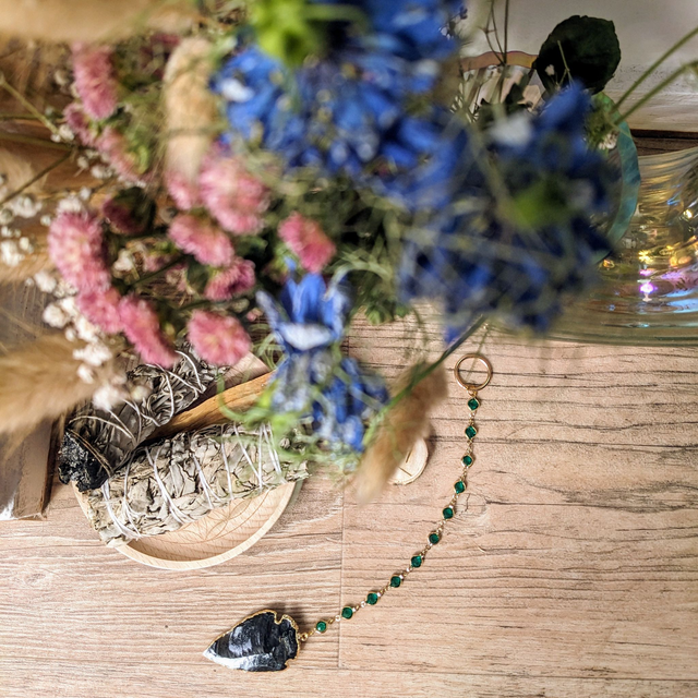 Pendule Divinatoire Vert