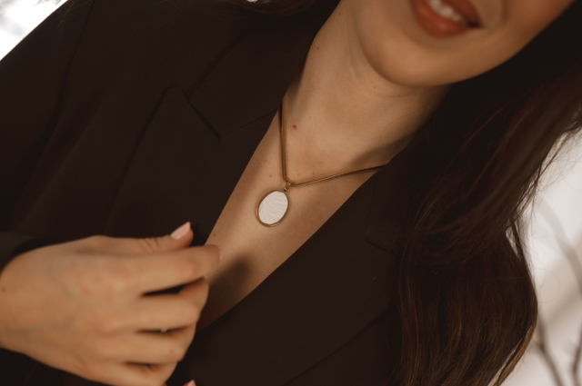 Necklace with Polymer Clay ~ Classic