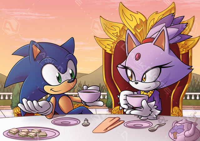 Sonic &amp; Blaze - Afternoon Tea